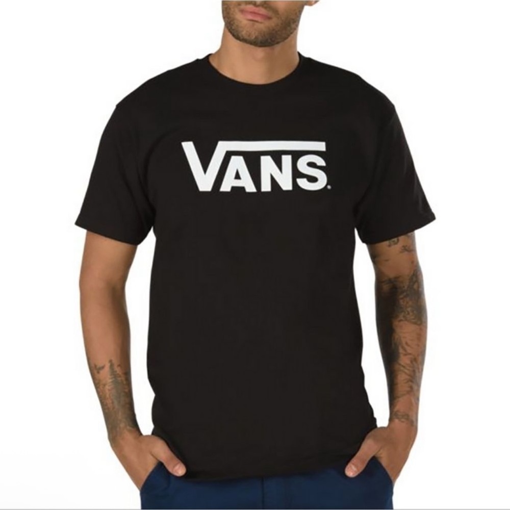 Vans Black Cotton T-Shirt size M